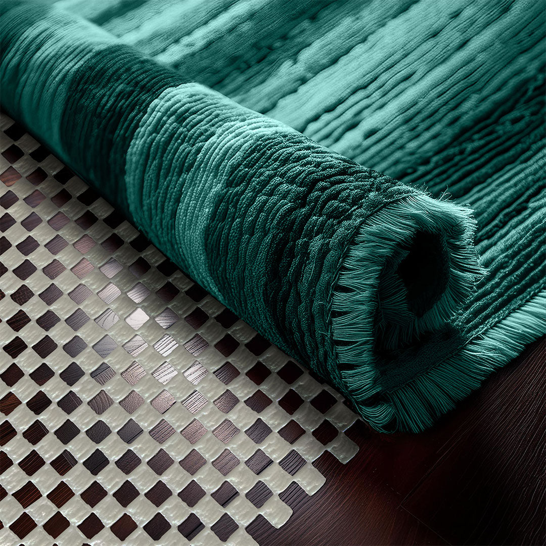 Non-Slip Rug Pad - PVC Foam - White