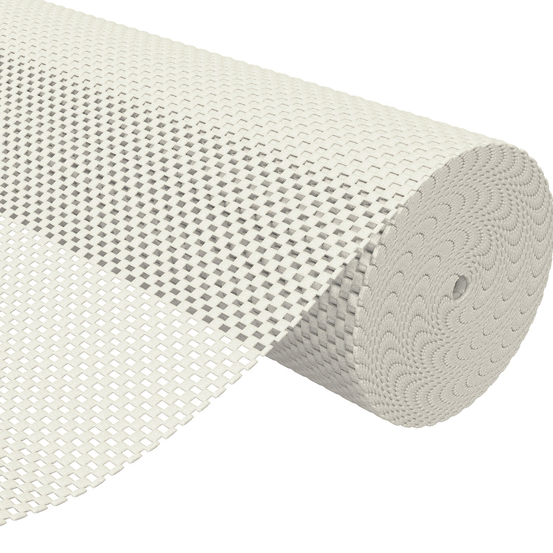 Non-Slip Rug Pad - PVC Foam - White