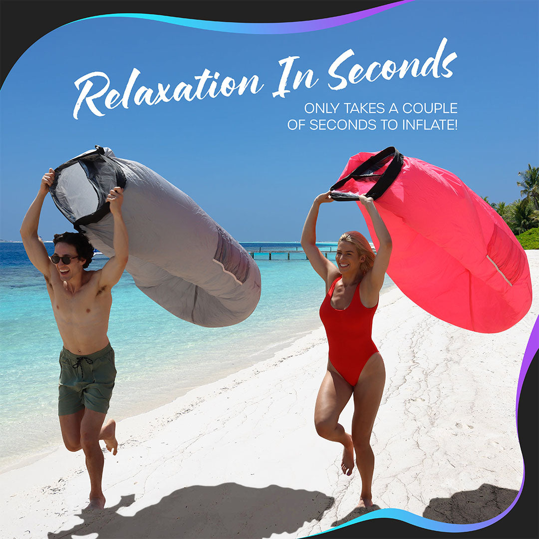 Inflatable Lounger - Green - 1 Pack