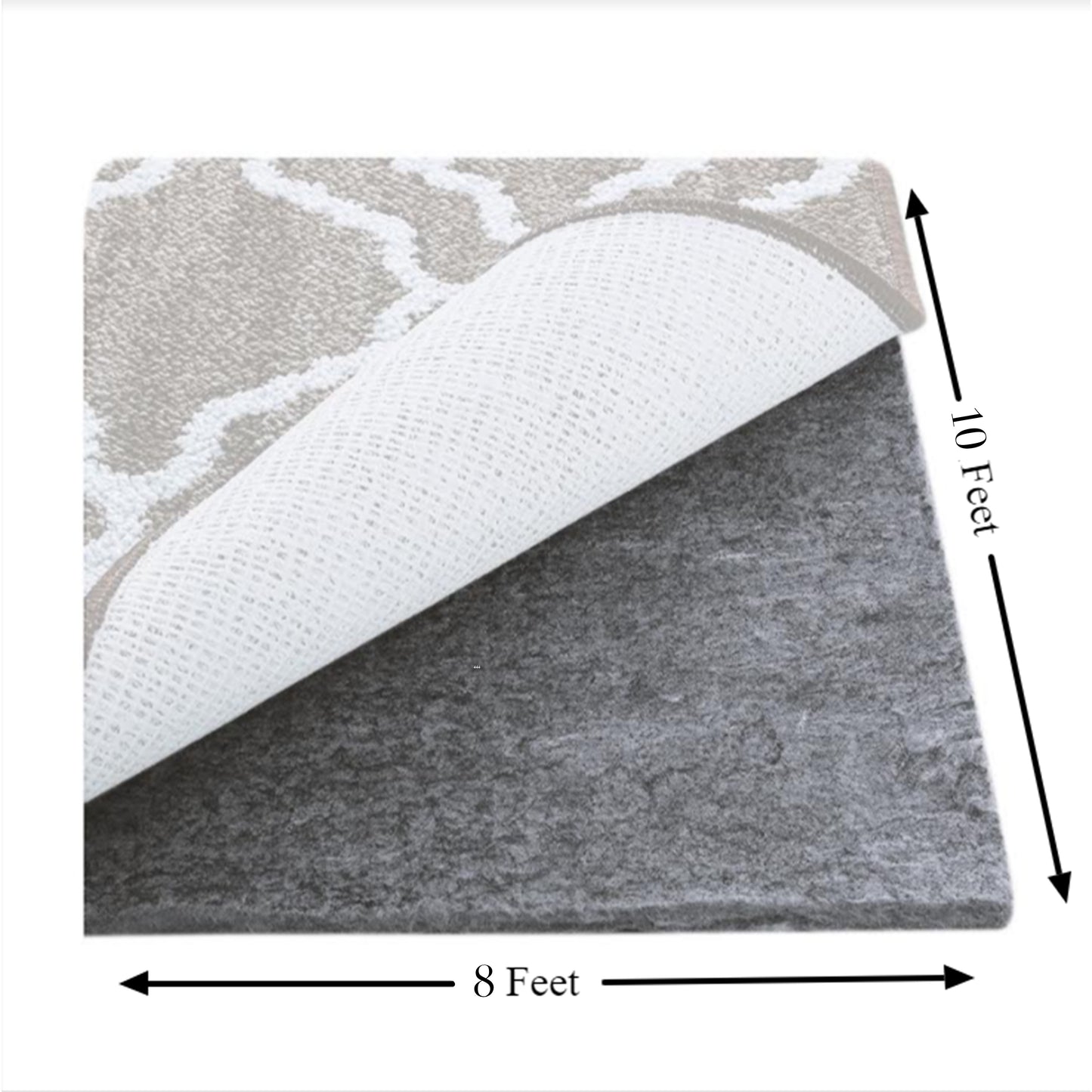 Non-Slip Rug Pad - Rubber & Felt