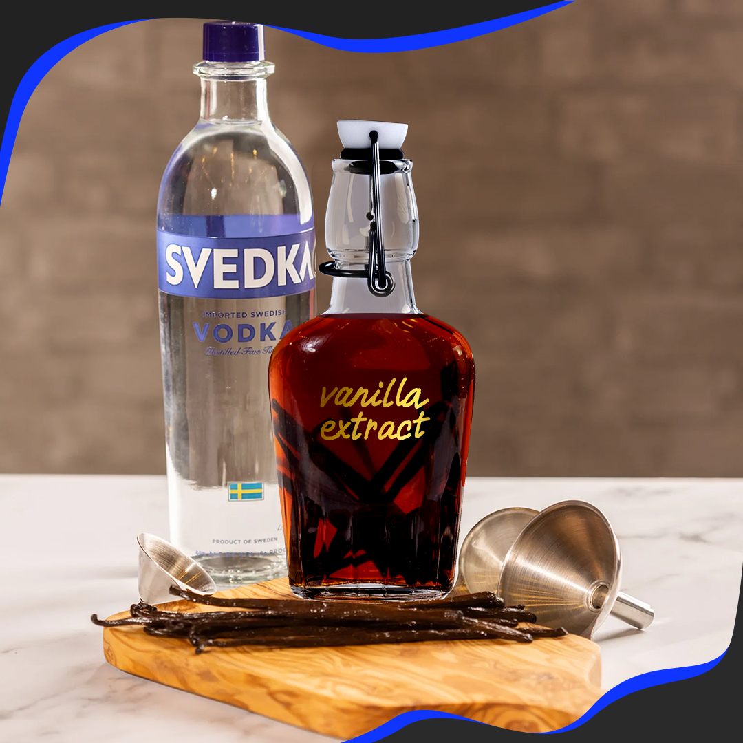 8.5 oz Swing Top Glass Flasks