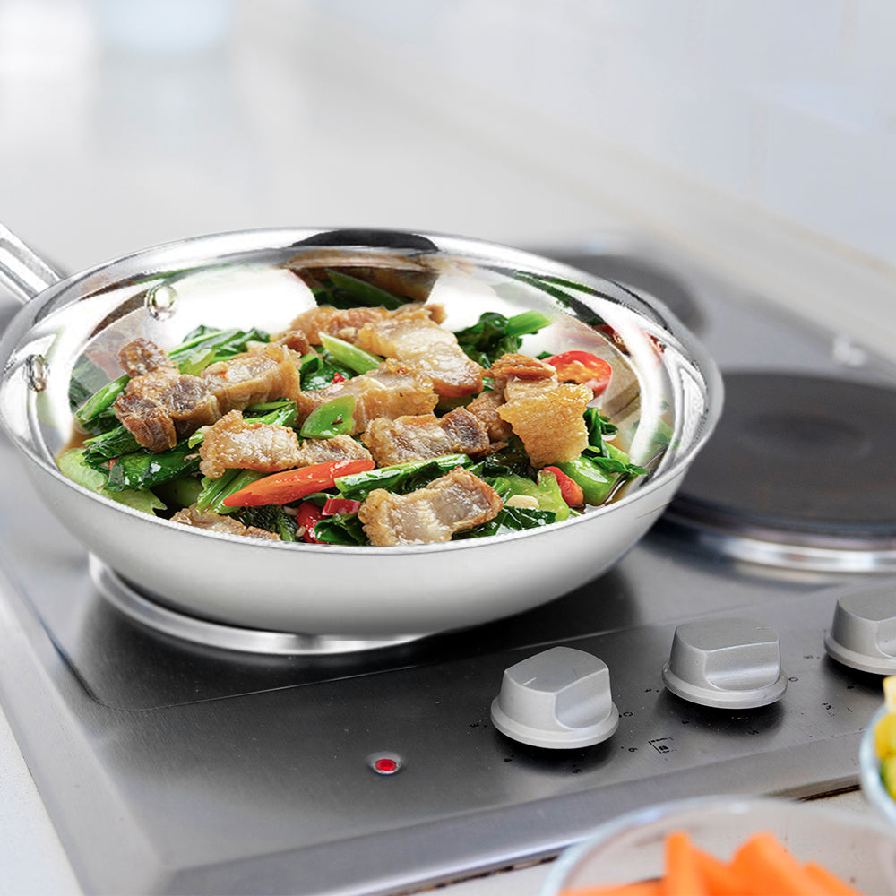 Stainless Steel Pots & Pans | Stainless Steel Lids - 15 PCS
