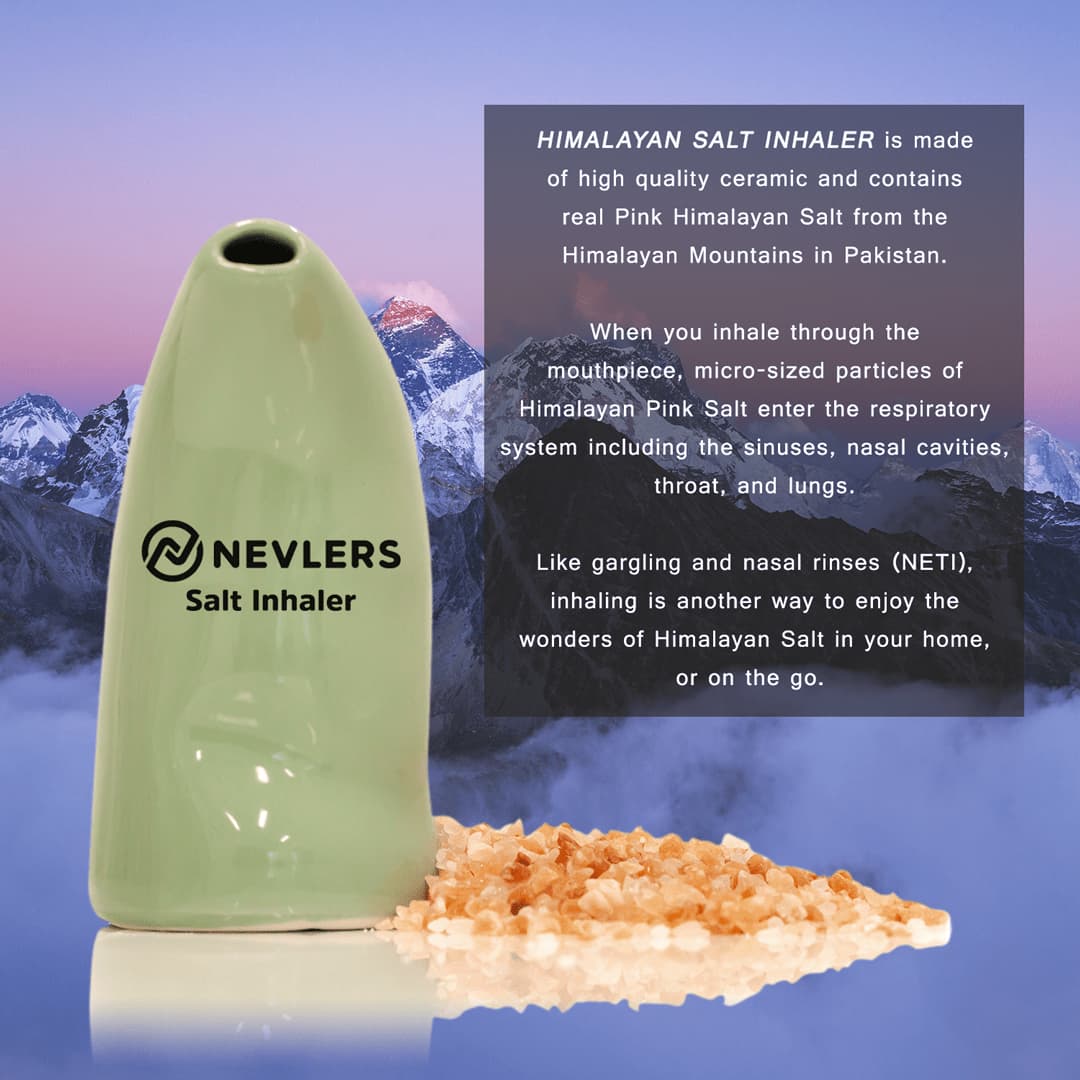 Himalayan Pink Salt Inhaler - Ceramic