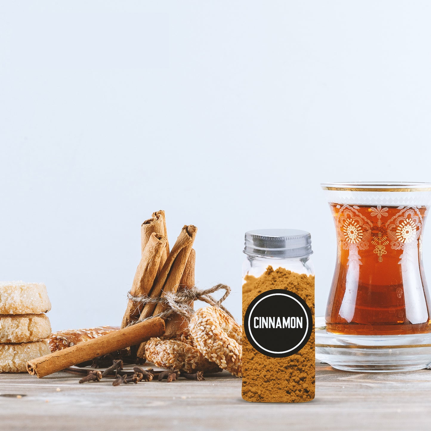 Glass Spice Jars - 4 Oz - 24 PCS
