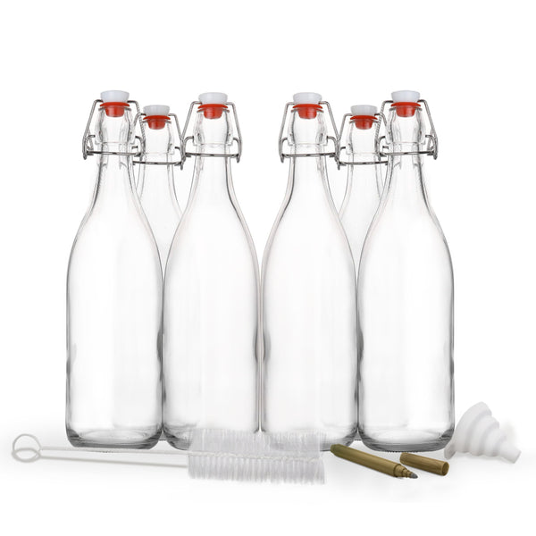 Glass Bottles with Swing Top – Fill Kelowna