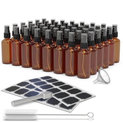 Amber Glass Spray Bottles