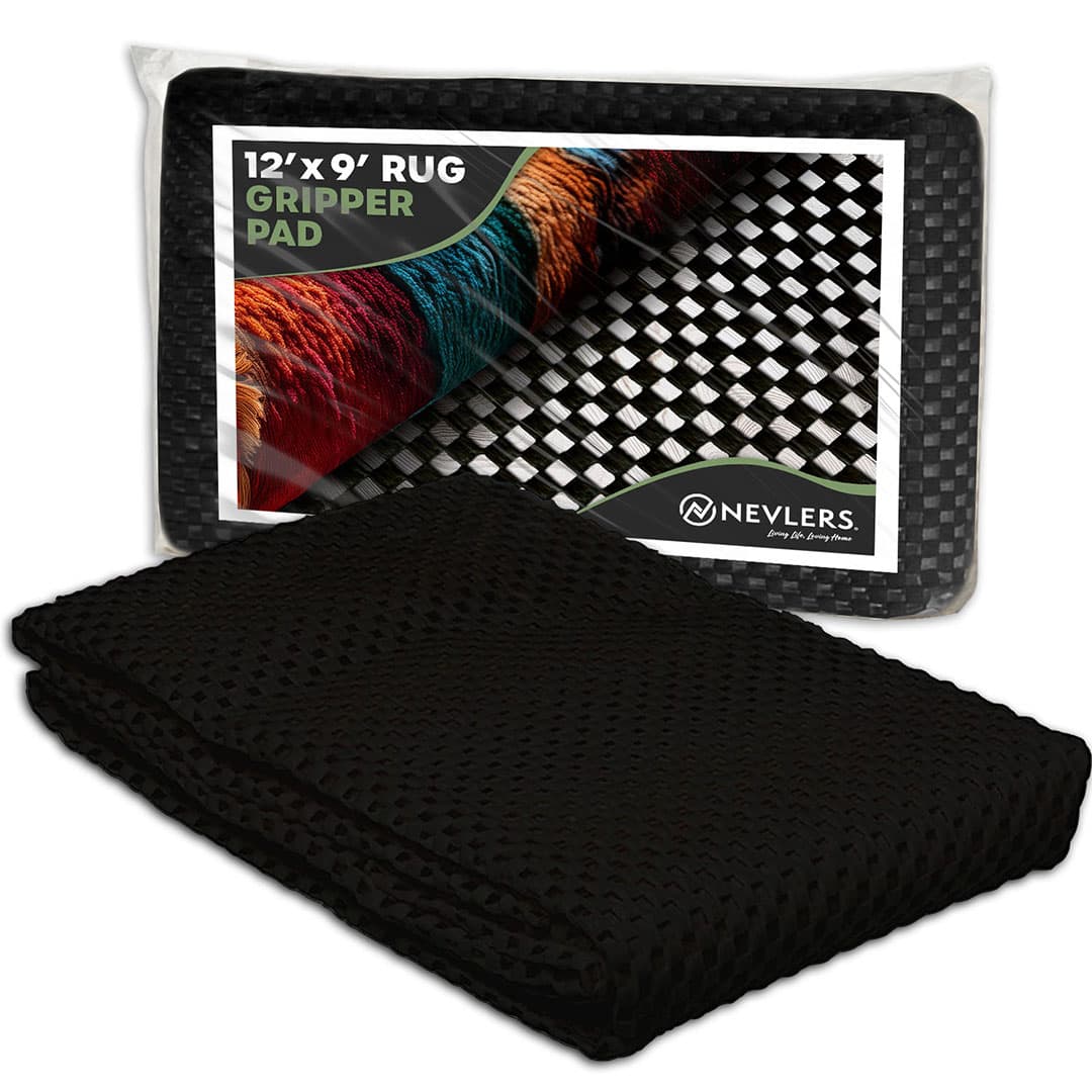 Non-Slip Rug Pad - PVC Foam - Black