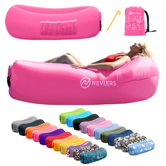 Inflatable Lounger - Pink - 1 Pack