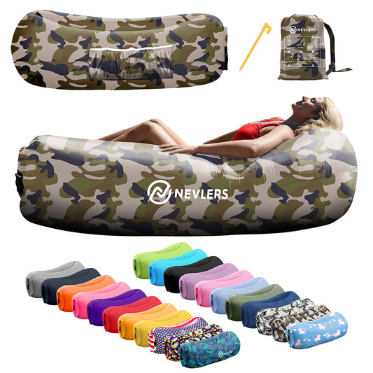 Inflatable Lounger - Camouflage - 1 Pack