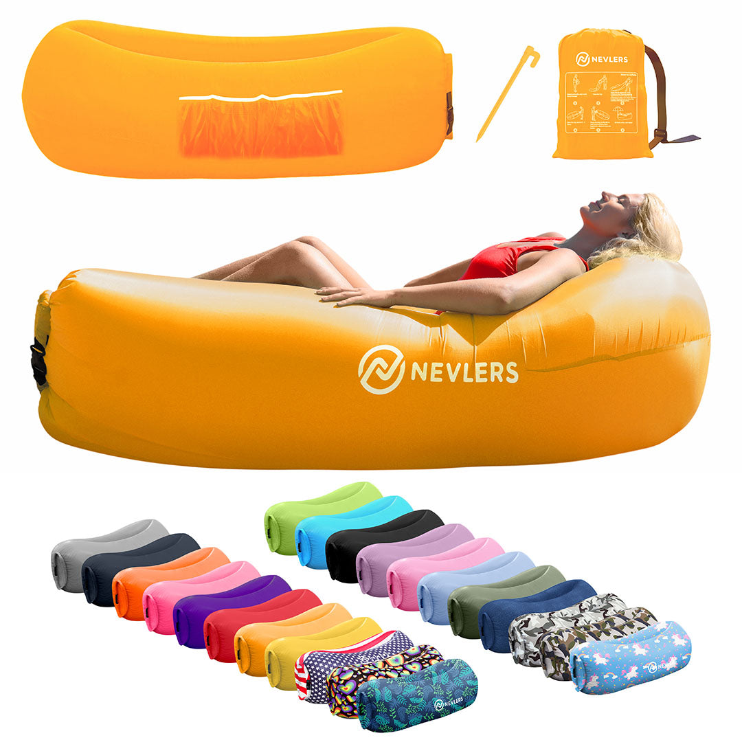 Inflatable Lounger - Saffron - 1 Pack