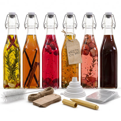 Swing Top Glass Bottles | Square Shape