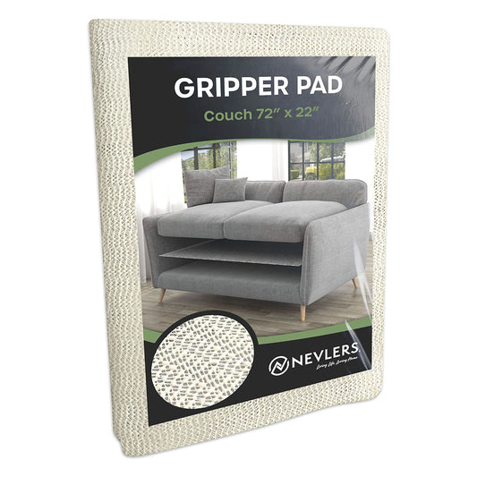 22" x 72" Couch Cushion Non Slip Grip Mats | Prevent Cushions from Sliding Out of Place