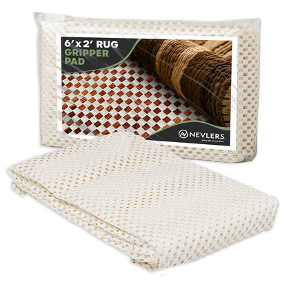 Non-Slip Rug Pad - PVC Foam - White