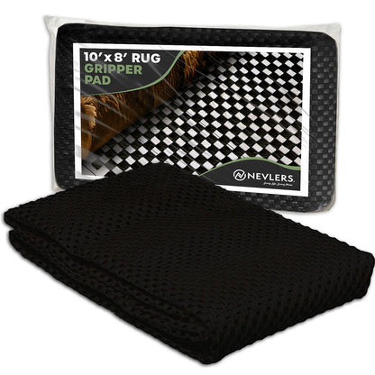 Non-Slip Rug Pad - PVC Foam - Black