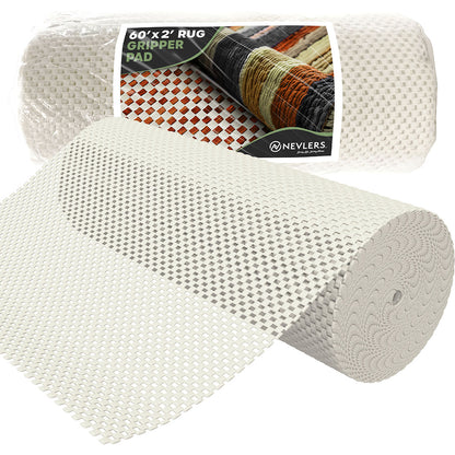 Non-Slip Rug Pad - PVC Foam - White