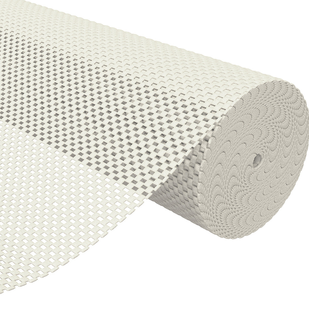 Non-Slip Rug Pad - PVC Foam - White