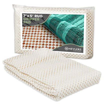 Non-Slip Rug Pad - PVC Foam - White