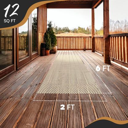 Non-Slip Rug Pad - PVC Foam - White