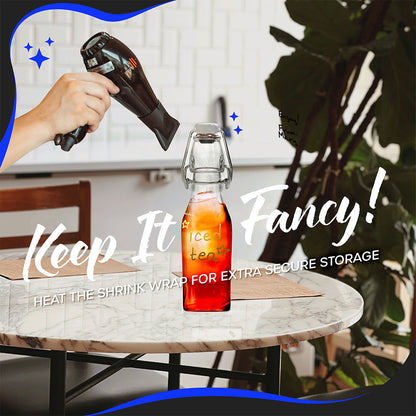 Swing Top Glass Bottles | Square Shape