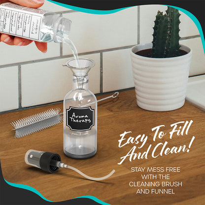 Clear Glass Spray Bottles - 2 Oz.