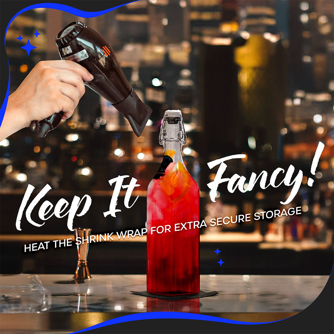 Swing Top Glass Bottles | Square Shape