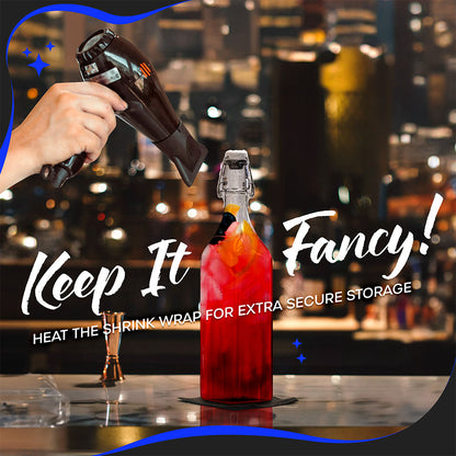 Swing Top Glass Bottles | Square Shape