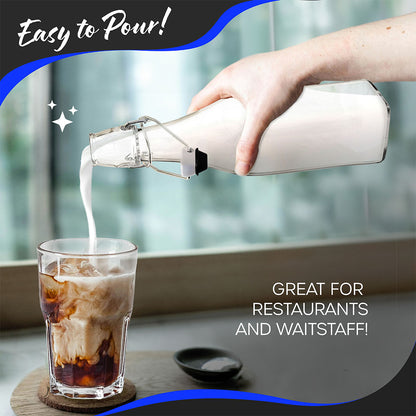Swing Top Glass Bottles | Square Shape