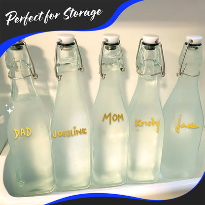 Swing Top Glass Bottles | Square Shape