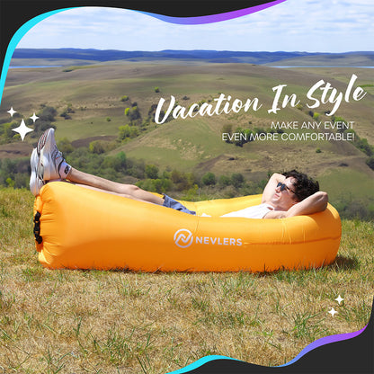 Inflatable Lounger - Saffron - 1 Pack