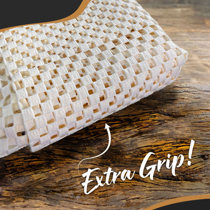 Non-Slip Rug Pad - PVC Foam - White