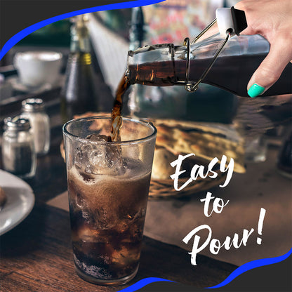 Swing Top Glass Bottles | Square Shape