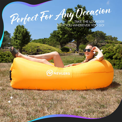 Inflatable Lounger - Saffron - 1 Pack