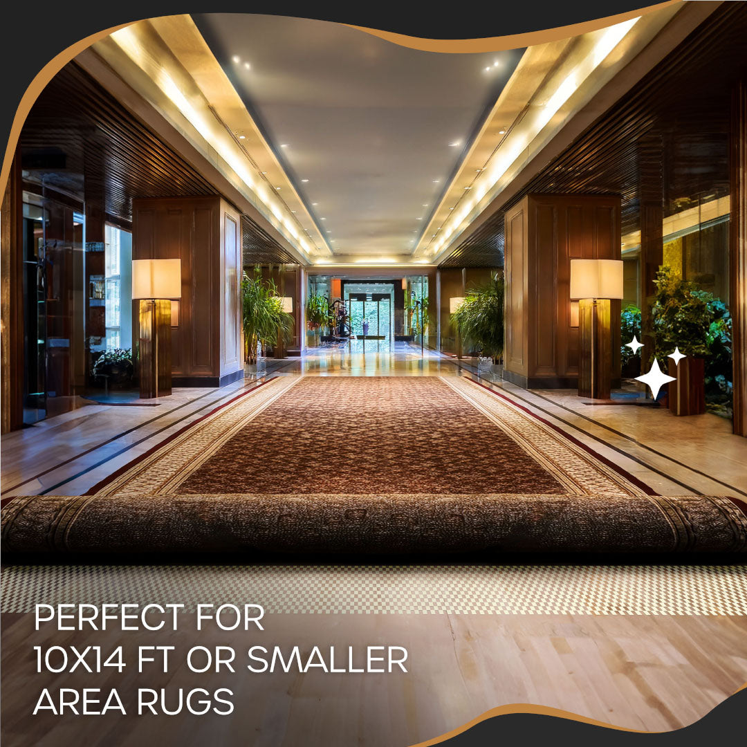 Non-Slip Rug Pad - PVC Foam - White