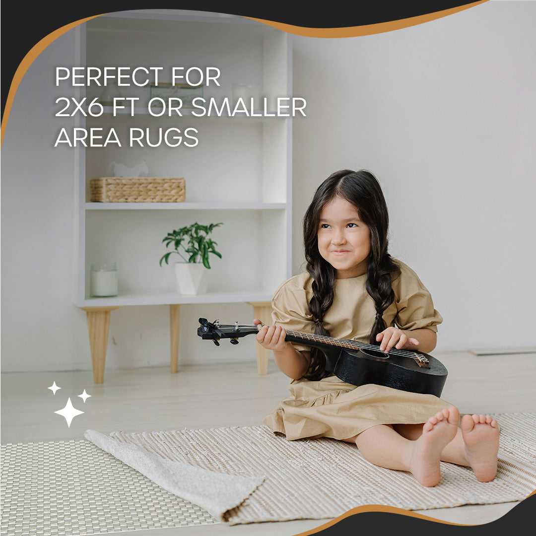 Non-Slip Rug Pad - PVC Foam - White