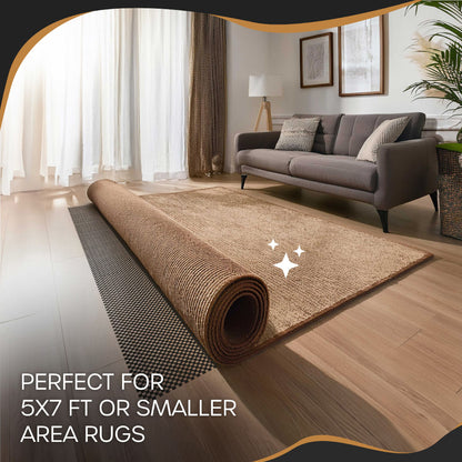 Non-Slip Rug Pad - PVC Foam - Black