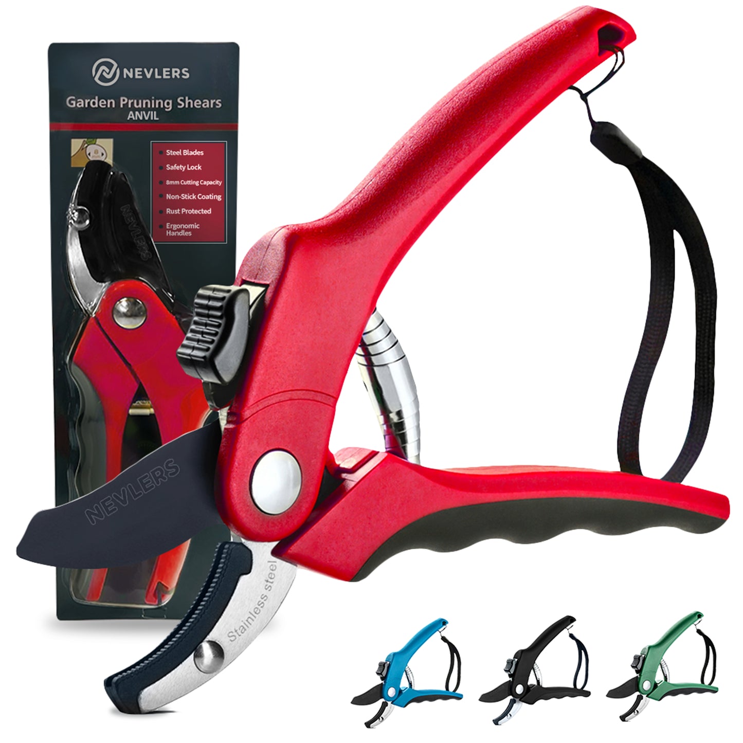 Garden Pruning Shears - Anvil
