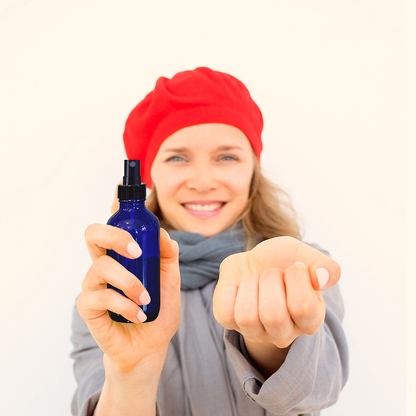 Cobalt Blue Glass Spray Bottles