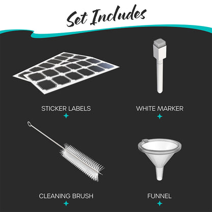 Amber Glass Dropper Bottles - 2 Oz.