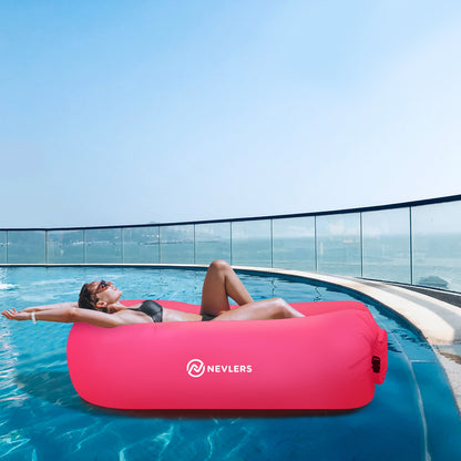 Inflatable Loungers - Pink/Purple - 2 Pack