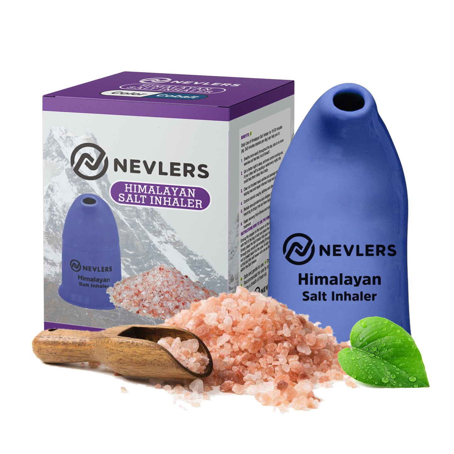 Nevlers Pink Himalayan Salt Inhalers