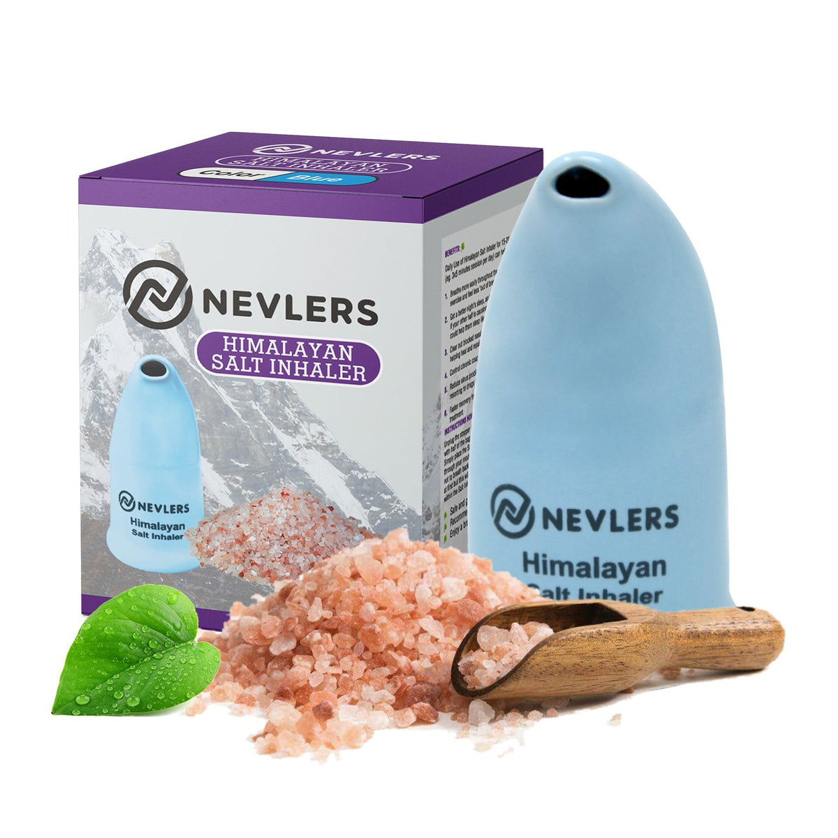 Nevlers Pink Himalayan Salt Inhalers