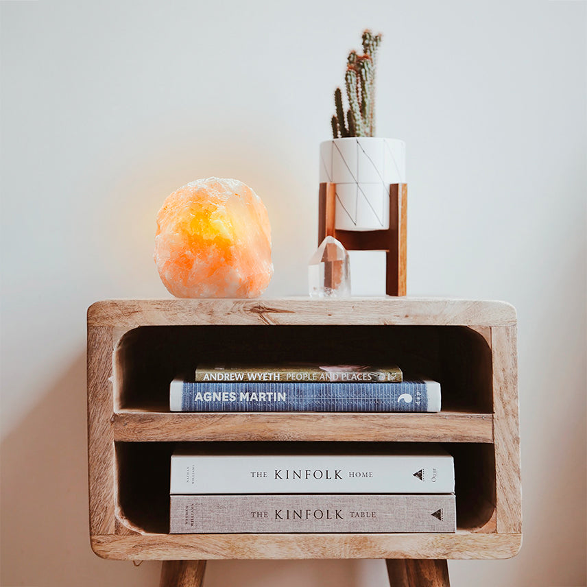 Pink Himalayan Salt Tea Light Holders | Natural Shape