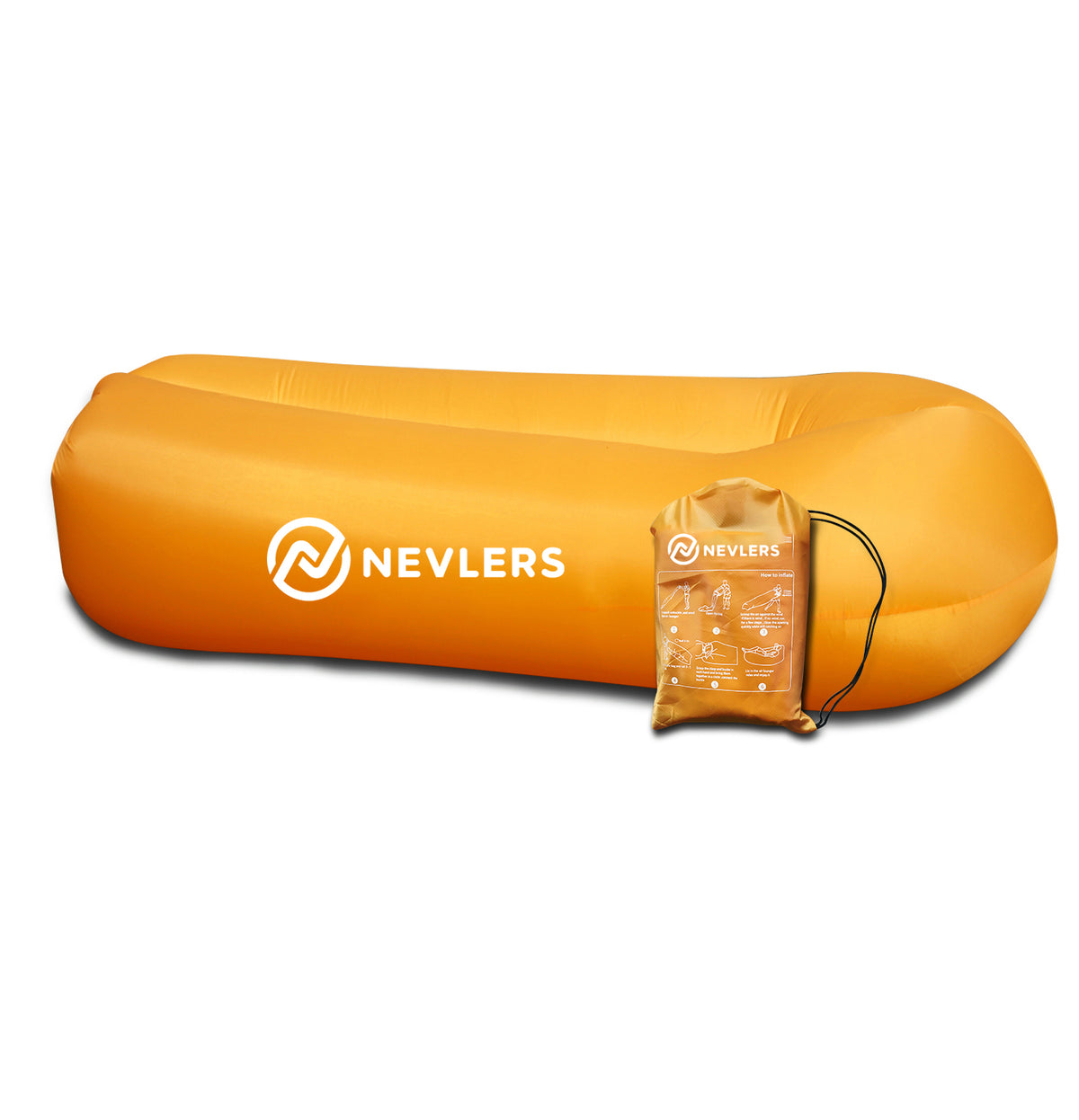Inflatable Lounger - Saffron - 1 Pack